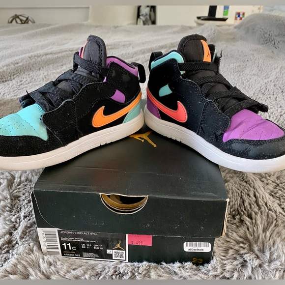 Nike Jordan 1 Mid Alt (ps) 11c - Picture 7 of 7